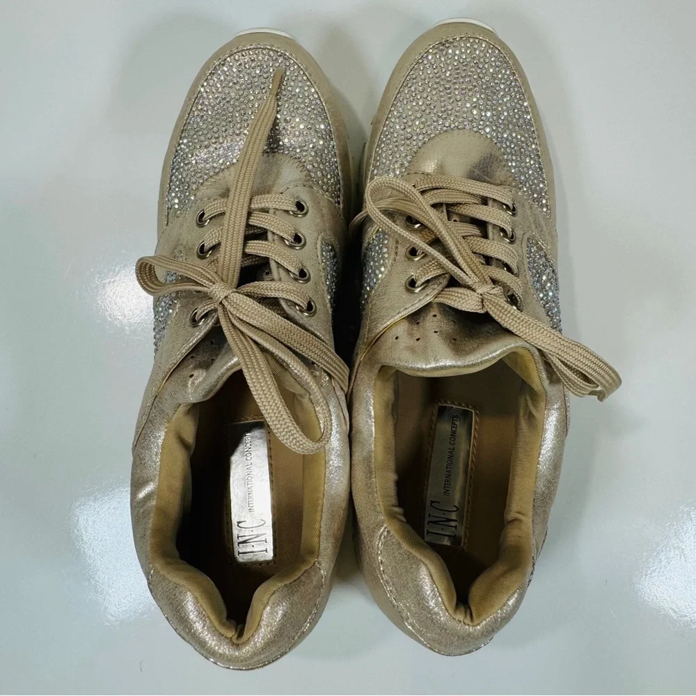 INC International Concepts‎ Pakiss Embellished Sneakers Size 8.5
